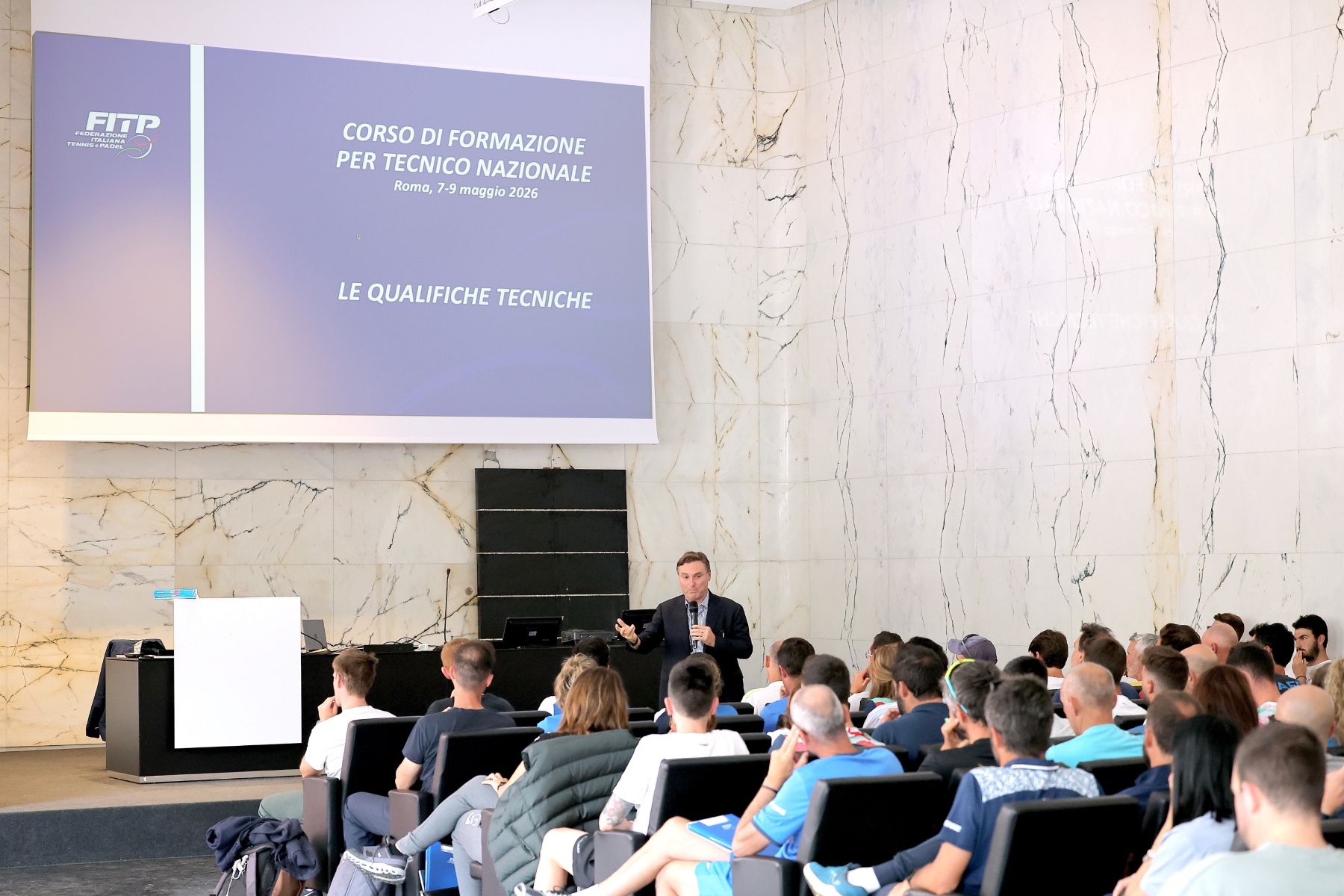 Foro Italico: corsi di formazione per tecnici nazionali motore della crescita del tennis italiano