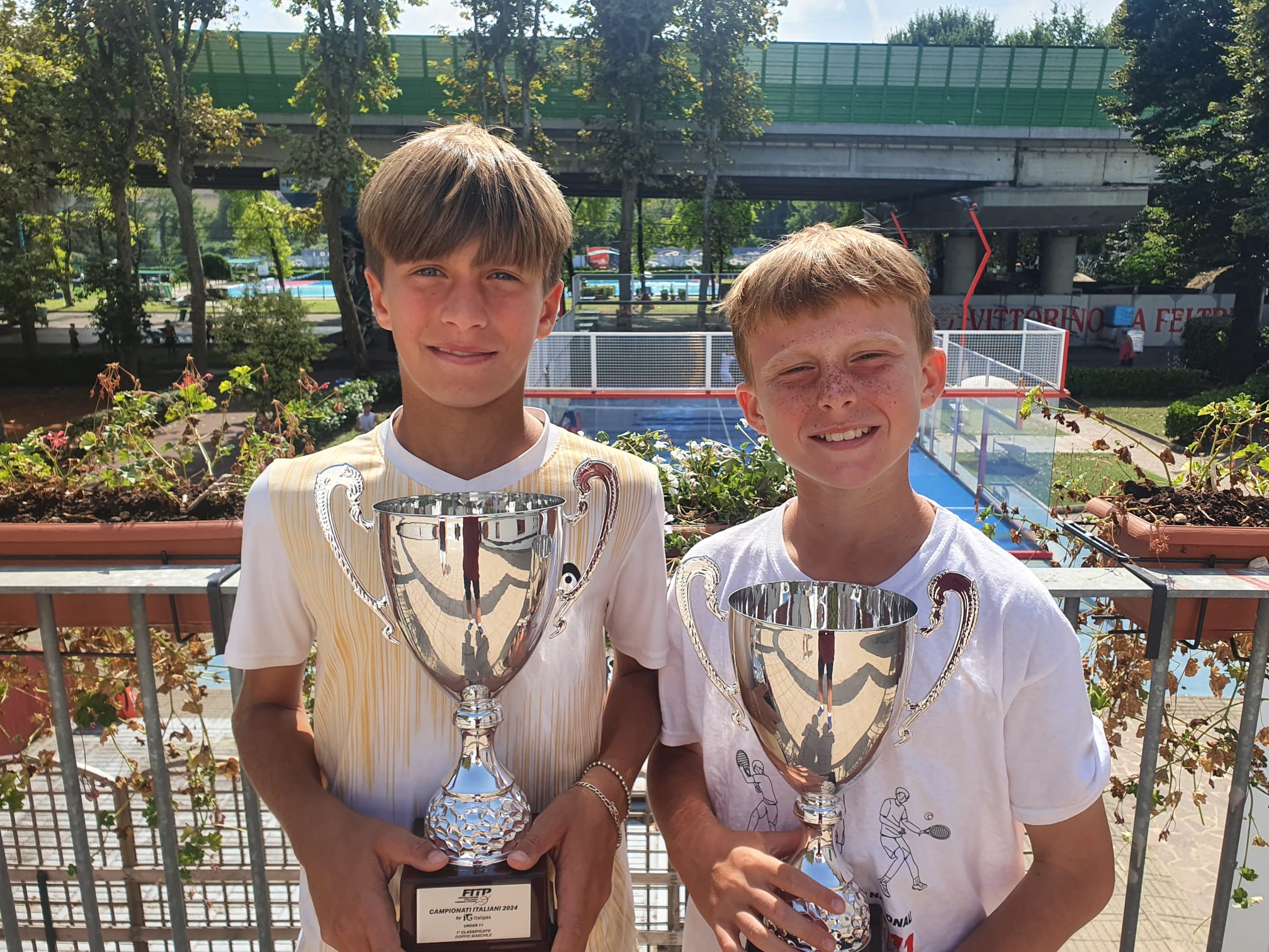 La giovane promessa della Galimberti Tennis Academy, Pietro Galimberti, si è laureato a Piacenza Campione italiano under 11 in doppio in coppia con il piemontese Gabriele Aceto