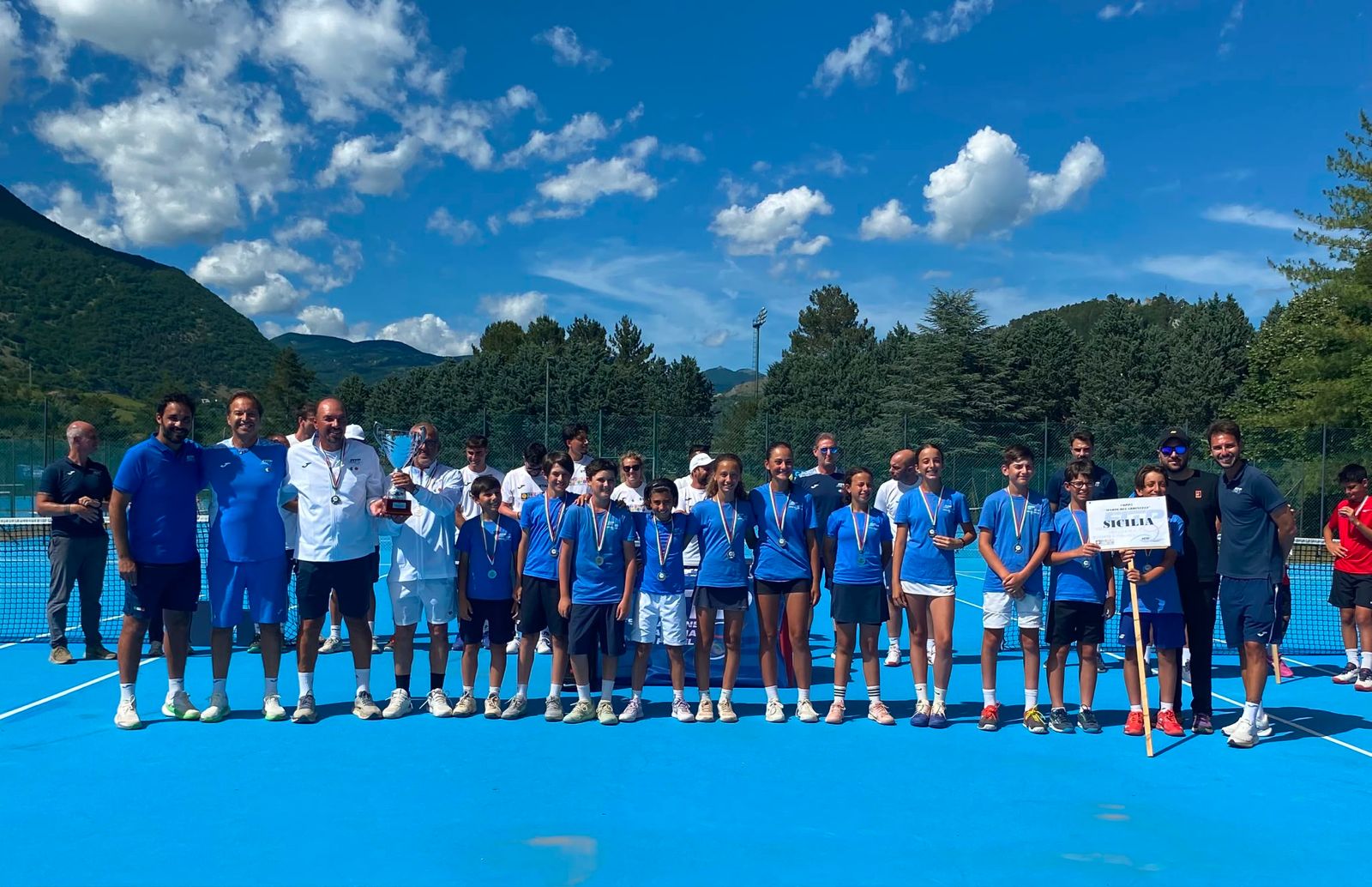 La squadra 1ª classificata alla 27ª Coppa Belardinelli è la Sicilia