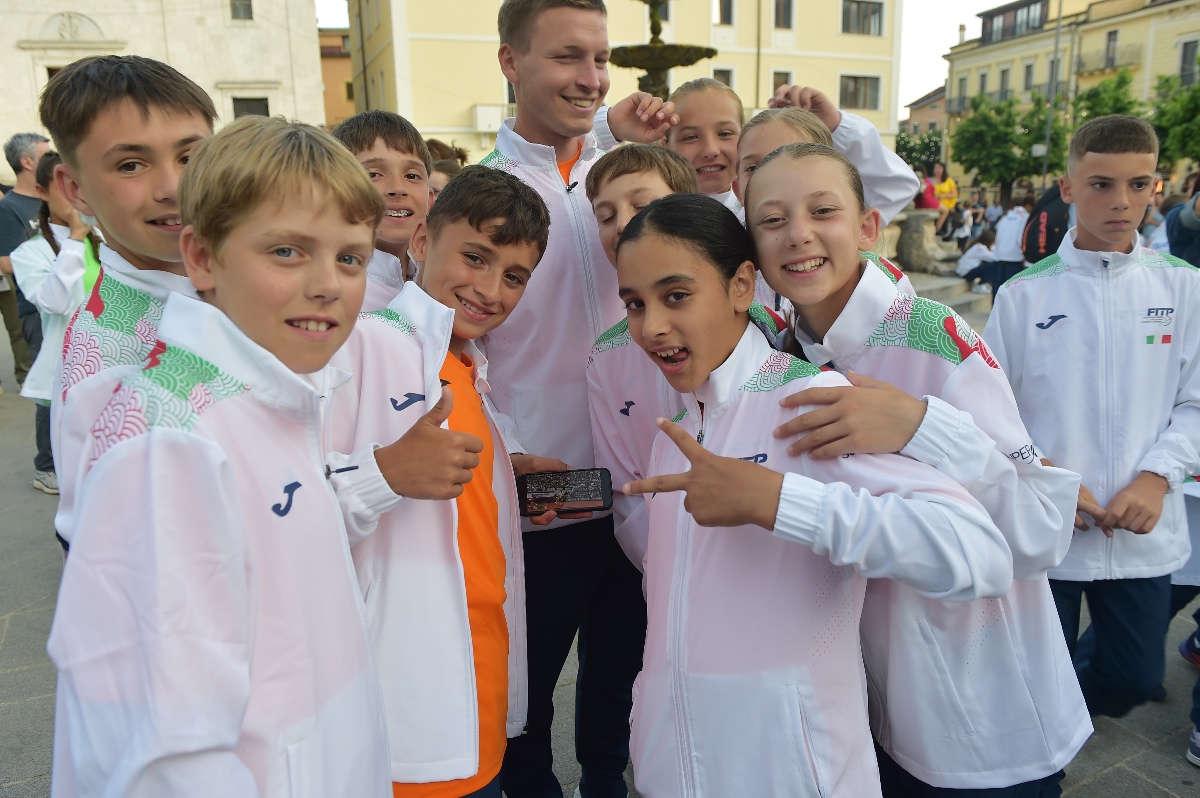 Coppa Mario Belardinelli 2025. Cerimonia di apertura (Foto Fitp)