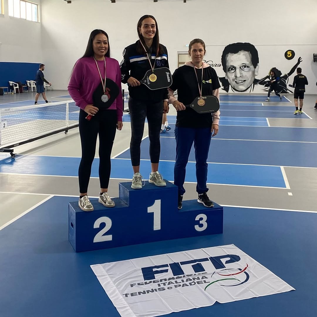 La premiazione del singolare femminile
