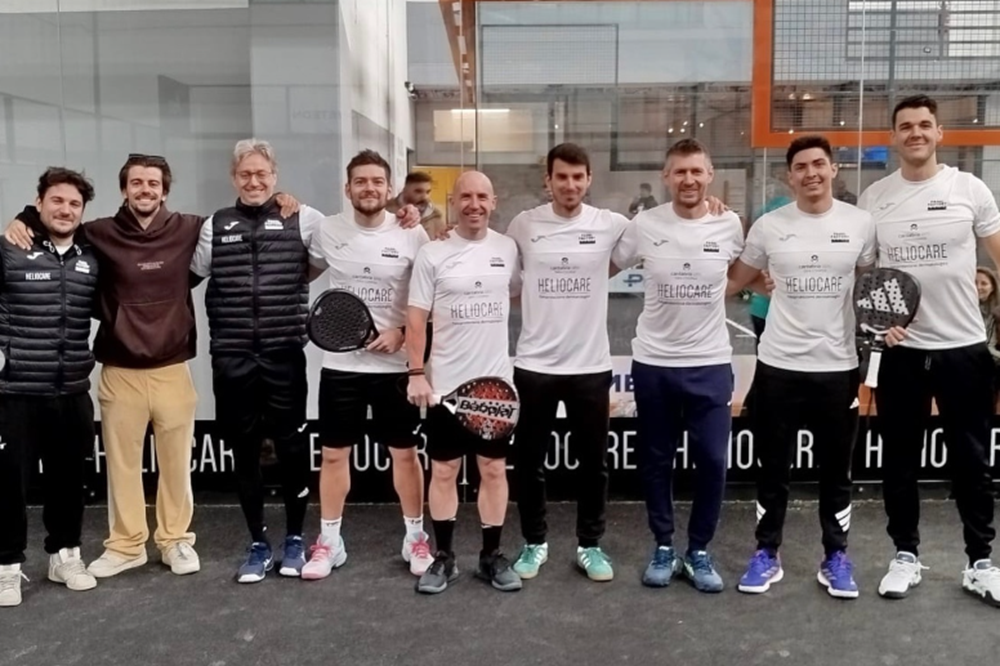 La formazione maschile del Padel Factory