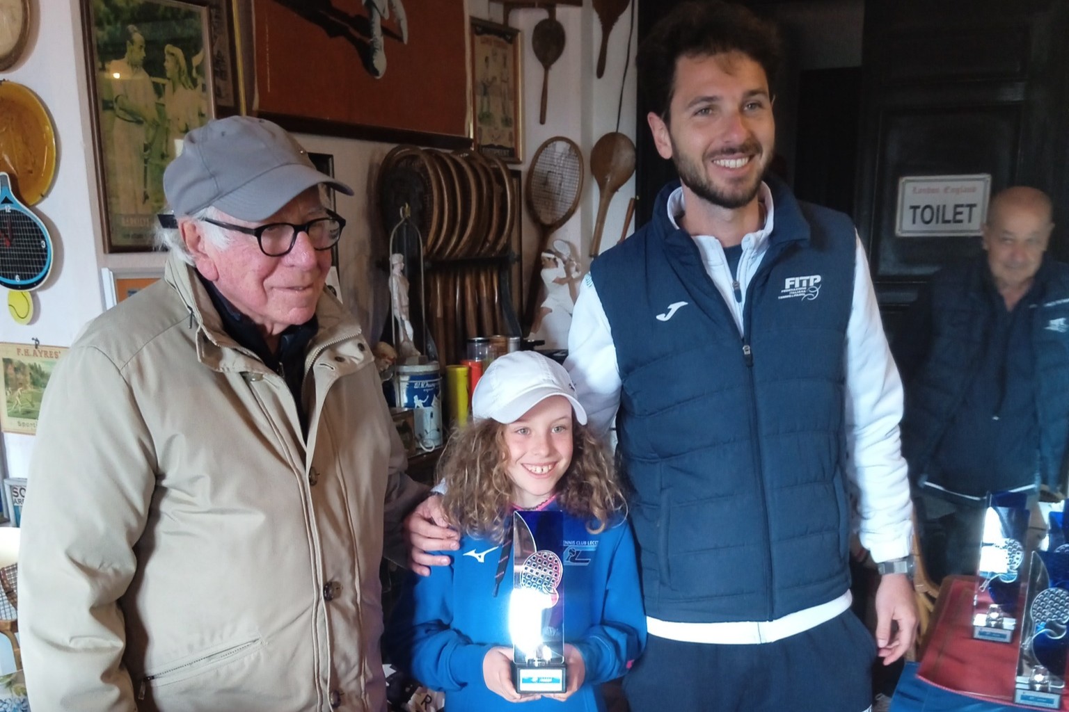 La premiazione di Paganini nell'Under 10 femminile