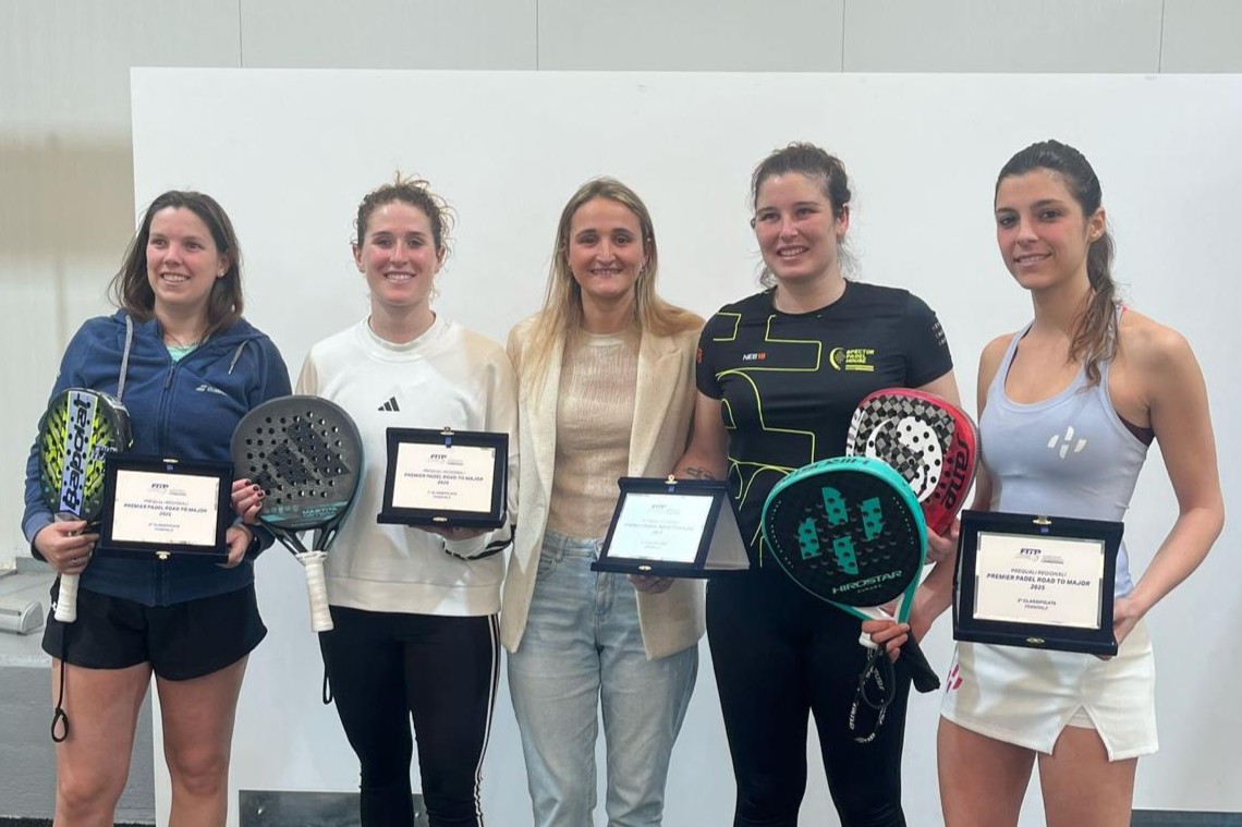 La premiazione del tabellone femminile