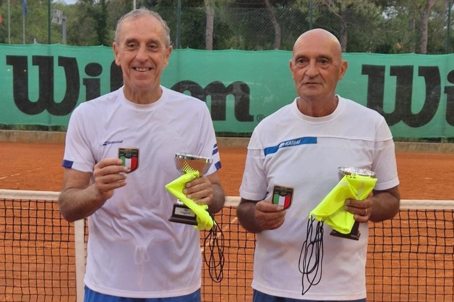 La premiazione di Veneri (destra)