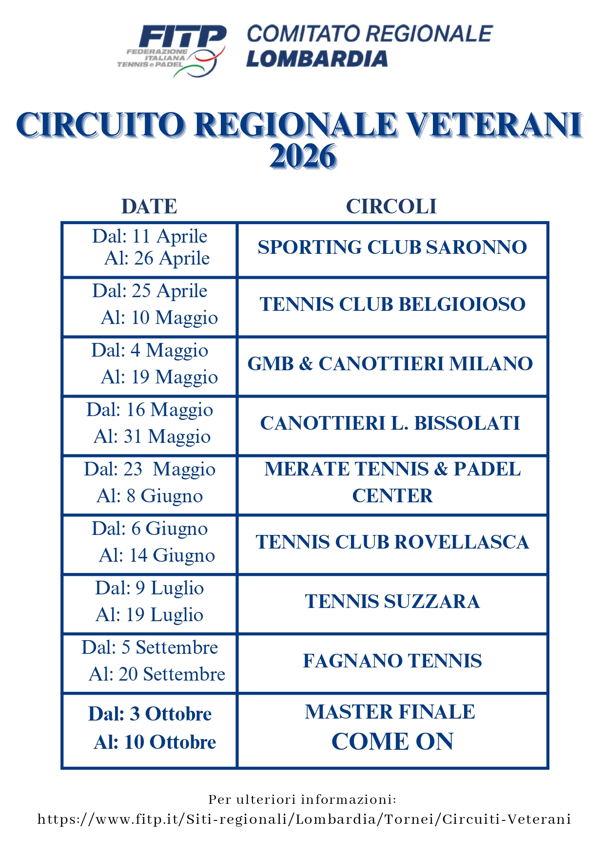 Tutto pronto per i Circuiti lombardi 2026: femminile, veterani e quarta categoria