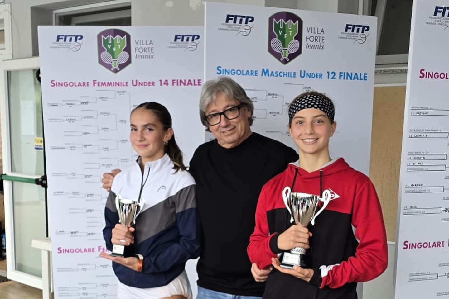 La premiazione Under 14 femminile