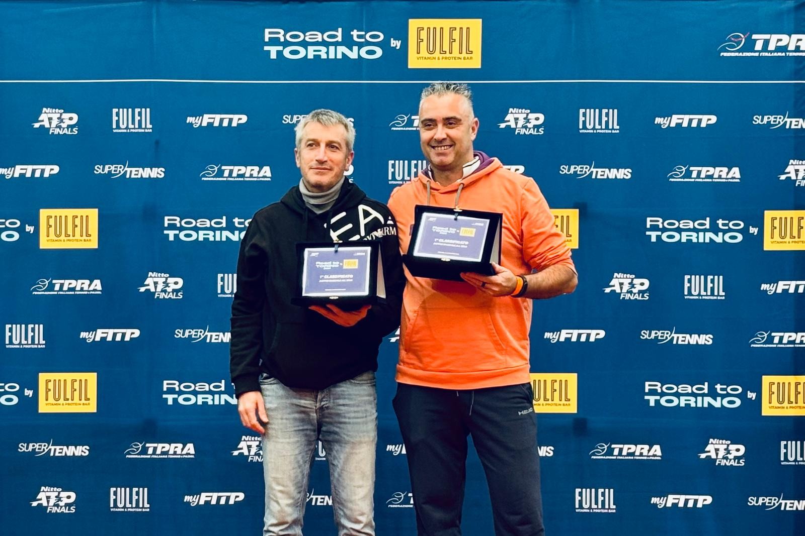 La premiazione di Meriggio e Renaudo