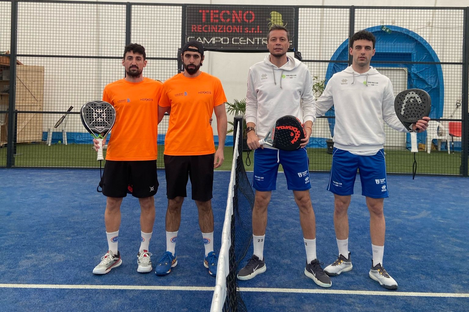 La coppia Lorenzini/Ciriello (a destra) del TC Alba