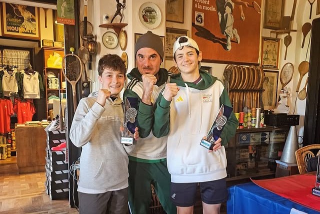 I vincitori del doppio under 14 maschile