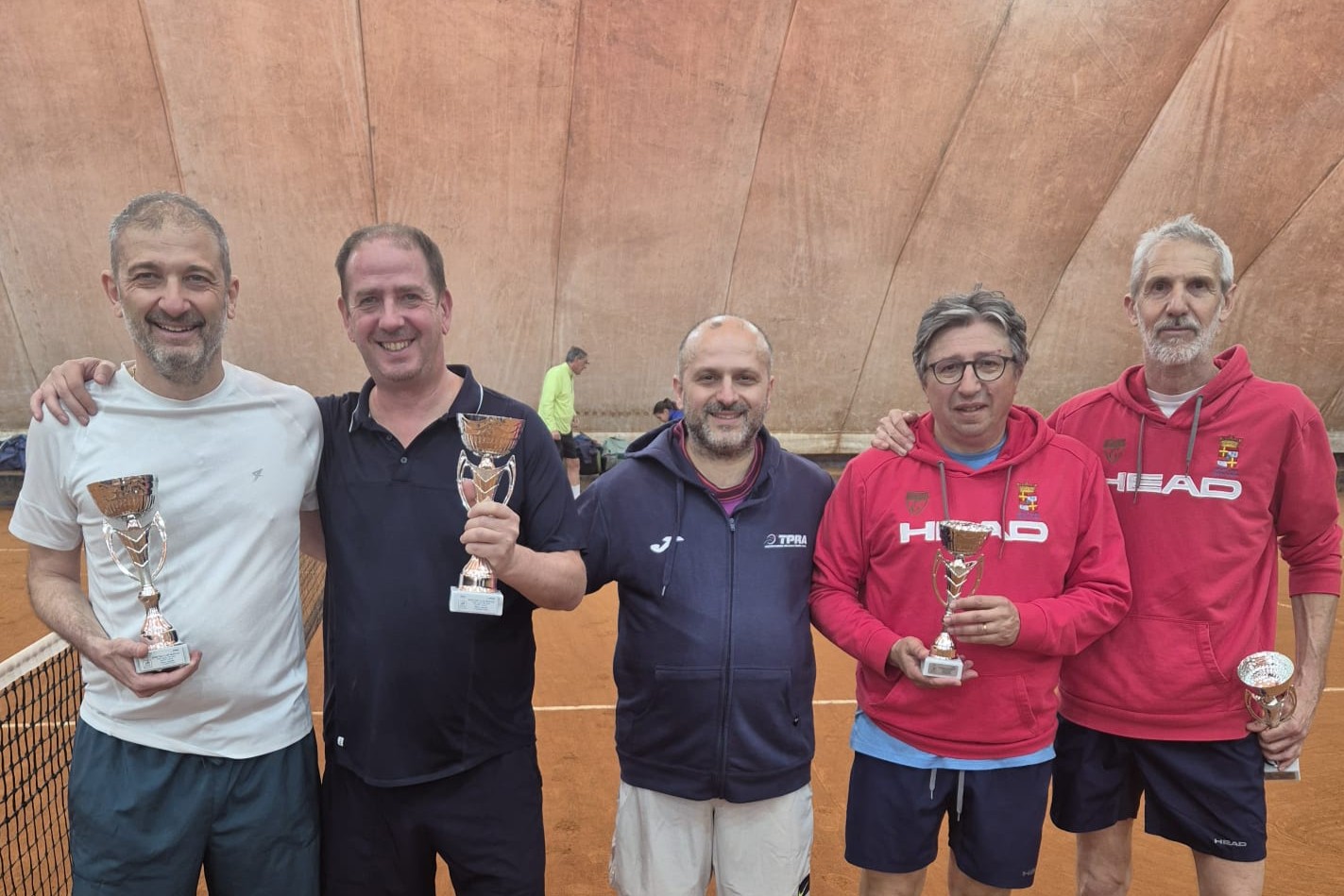 La premiazione del doppio Limit 60 maschile