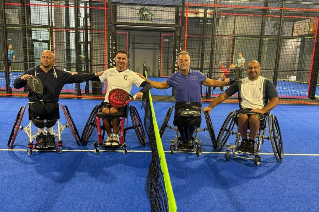 Padel wheelchair: Galliano/Taramelli calano il pokerissimo a Galliate