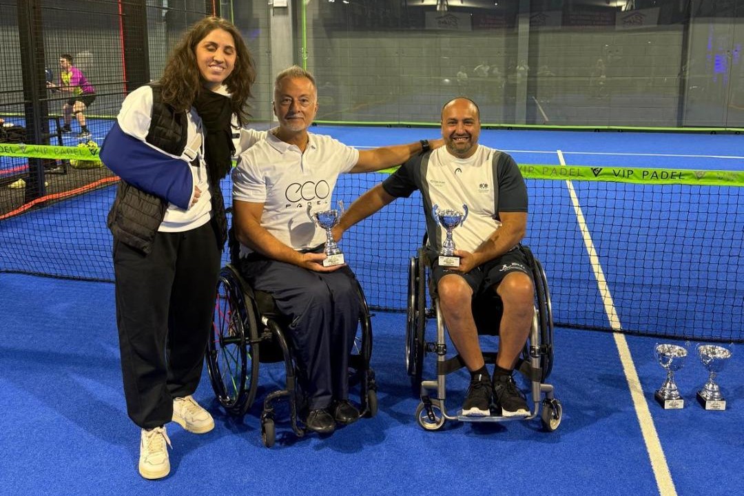 Padel wheelchair: Galliano/Taramelli calano il pokerissimo a Galliate