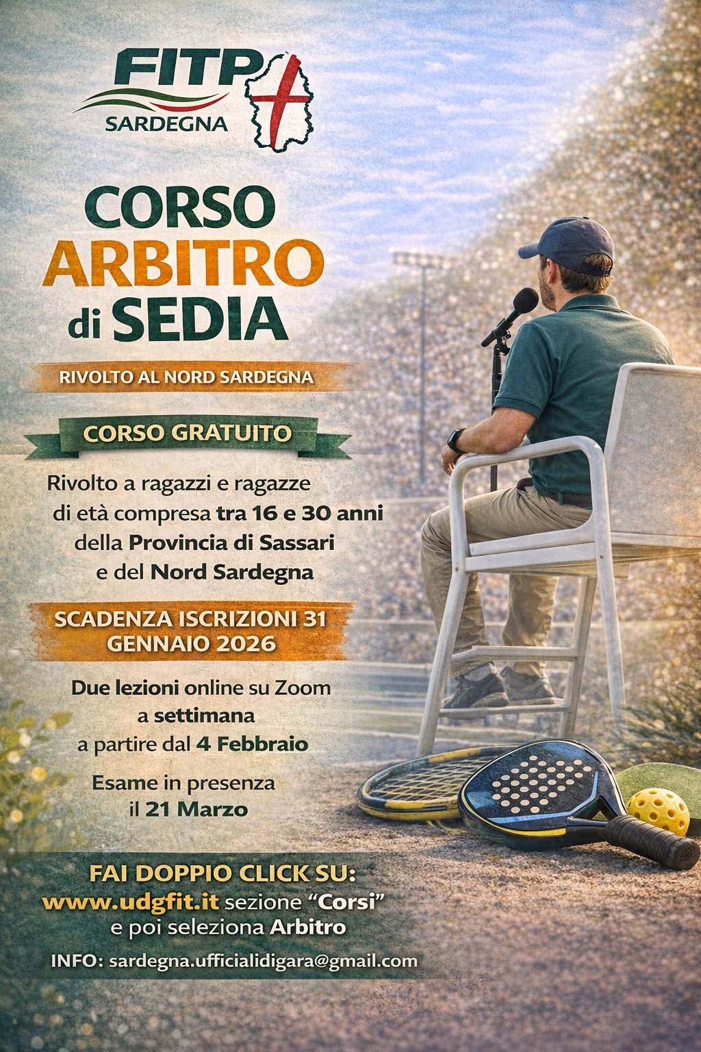 Corso per Arbitro di sedia a Sassari