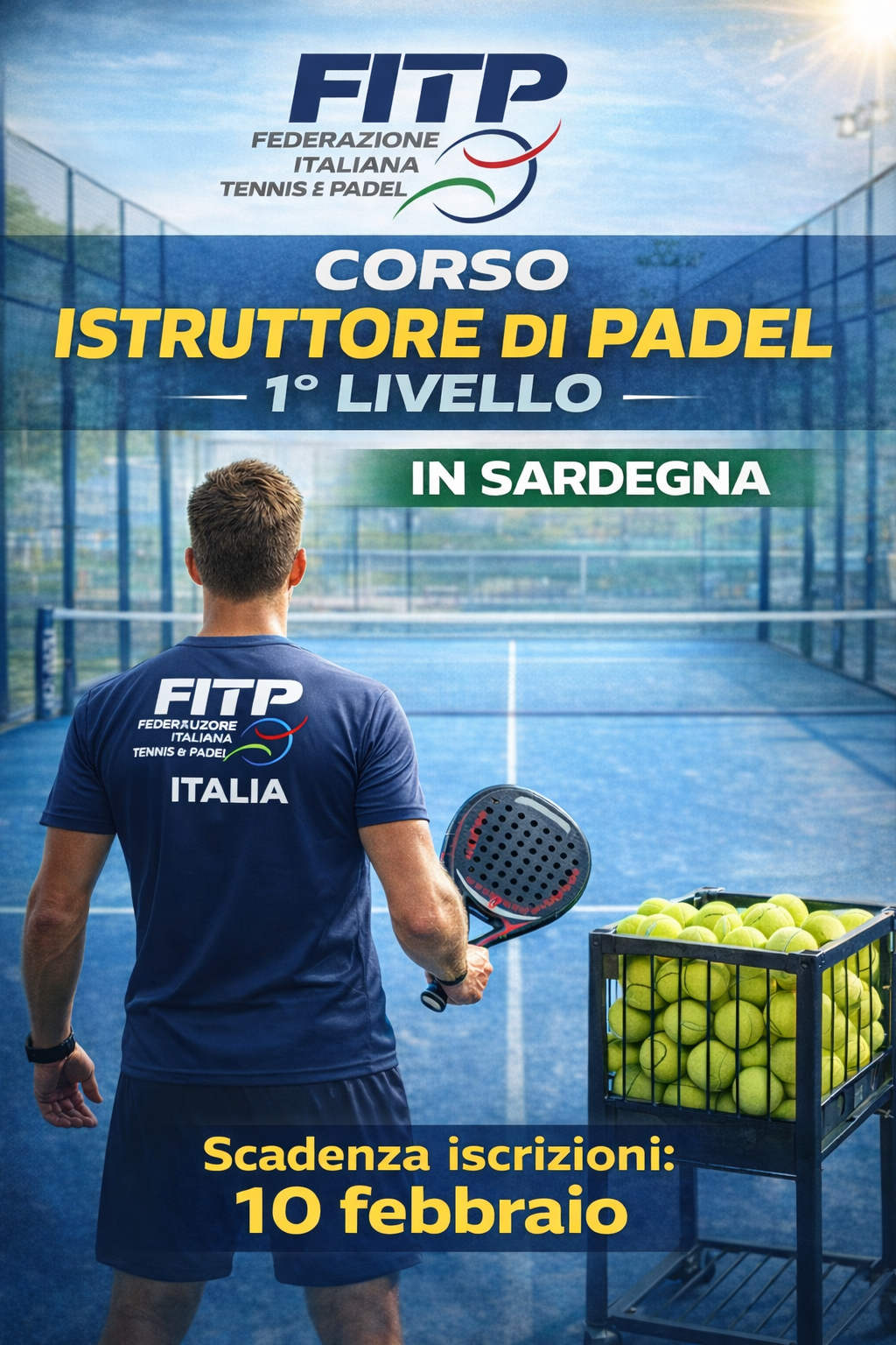 Corso per istruttore di Padel in Sardegna