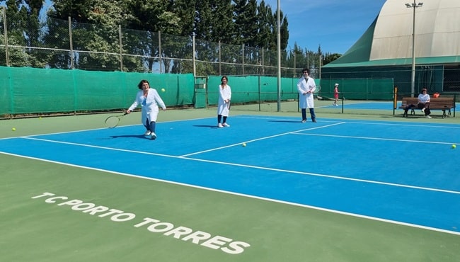Tc Porto Torres, il tennis come alleato della salute tra screening e inclusione