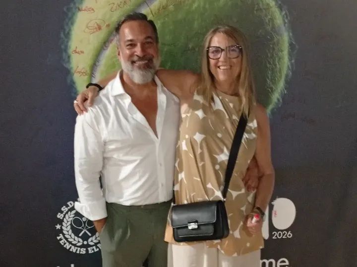 Alessandro Esposito con Roberta Kappler durante la premiazione del Memorial Stefano Racugno