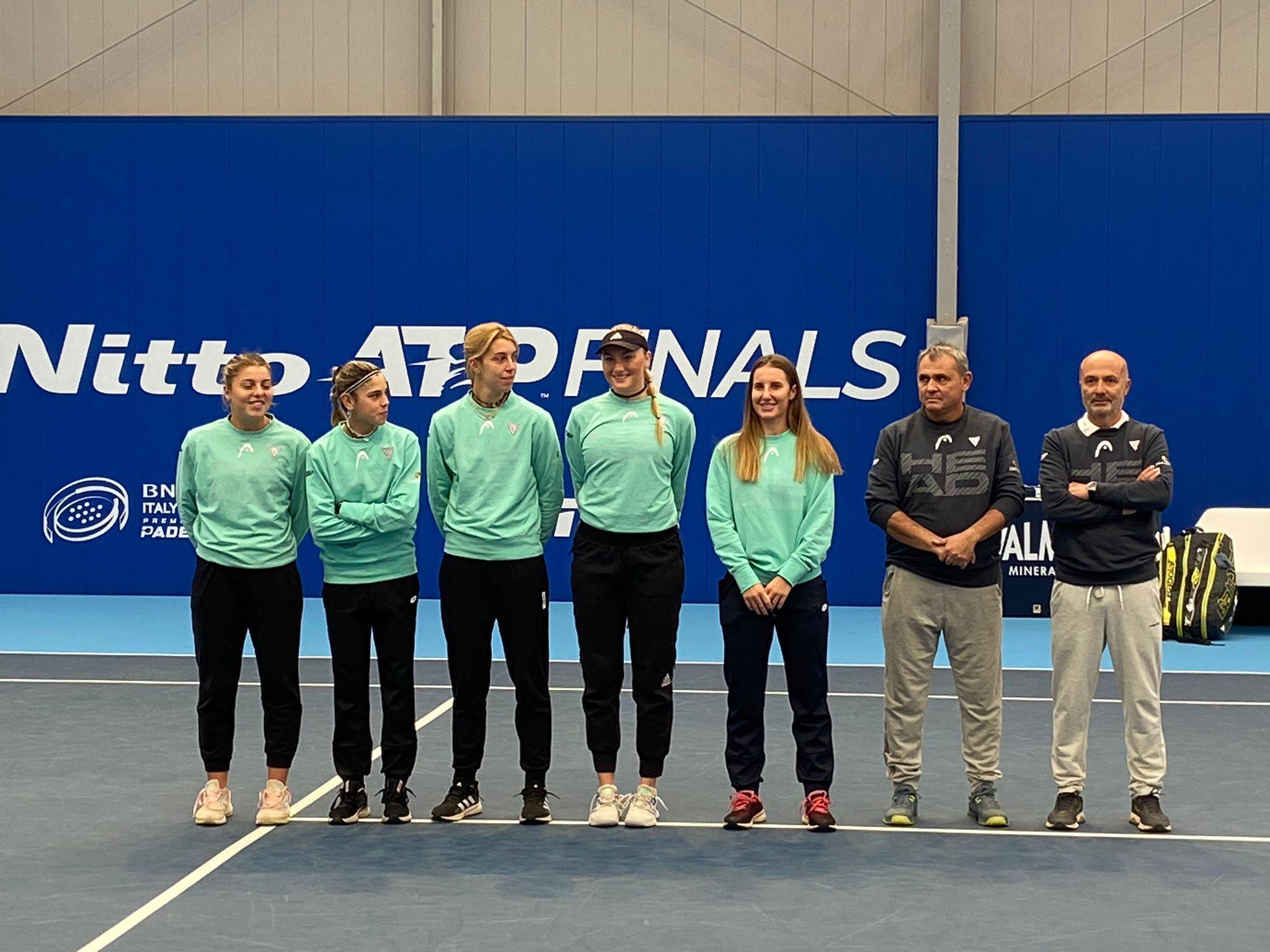 La squadra femminile nella fine di Torino lo scorso dicembre