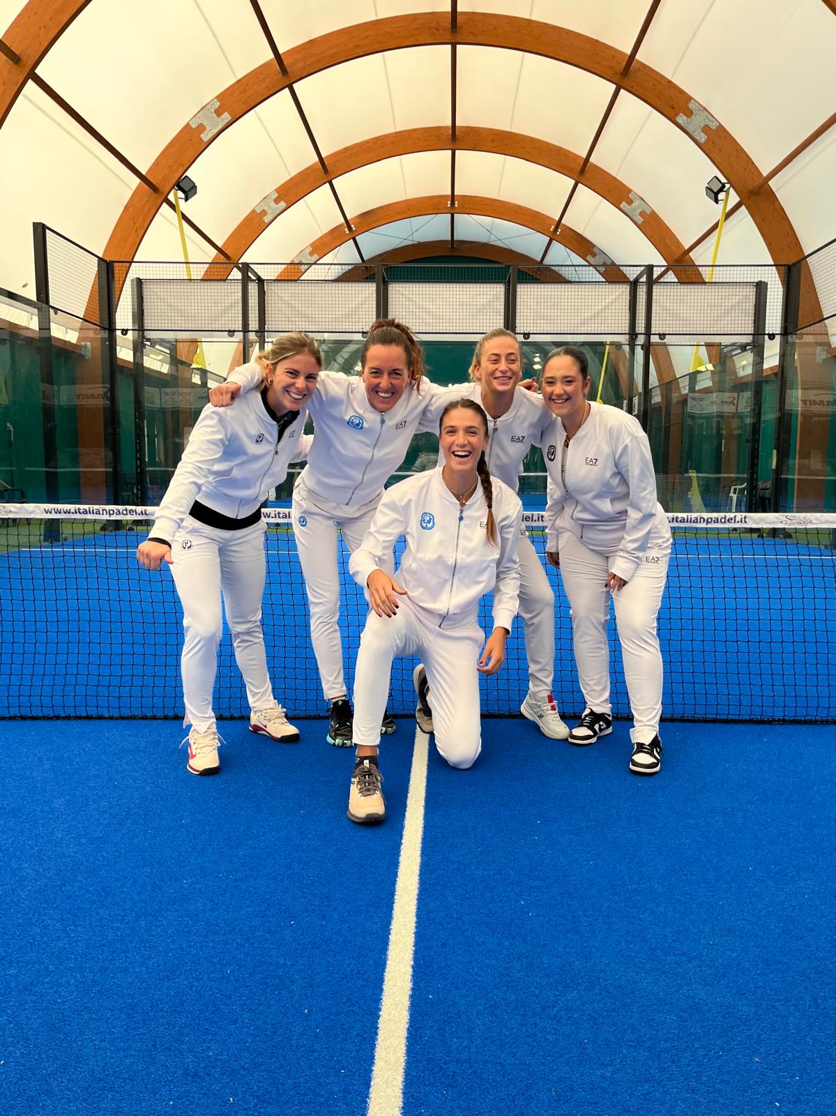 Padel femminile: il Tc Prato conquista la serie B