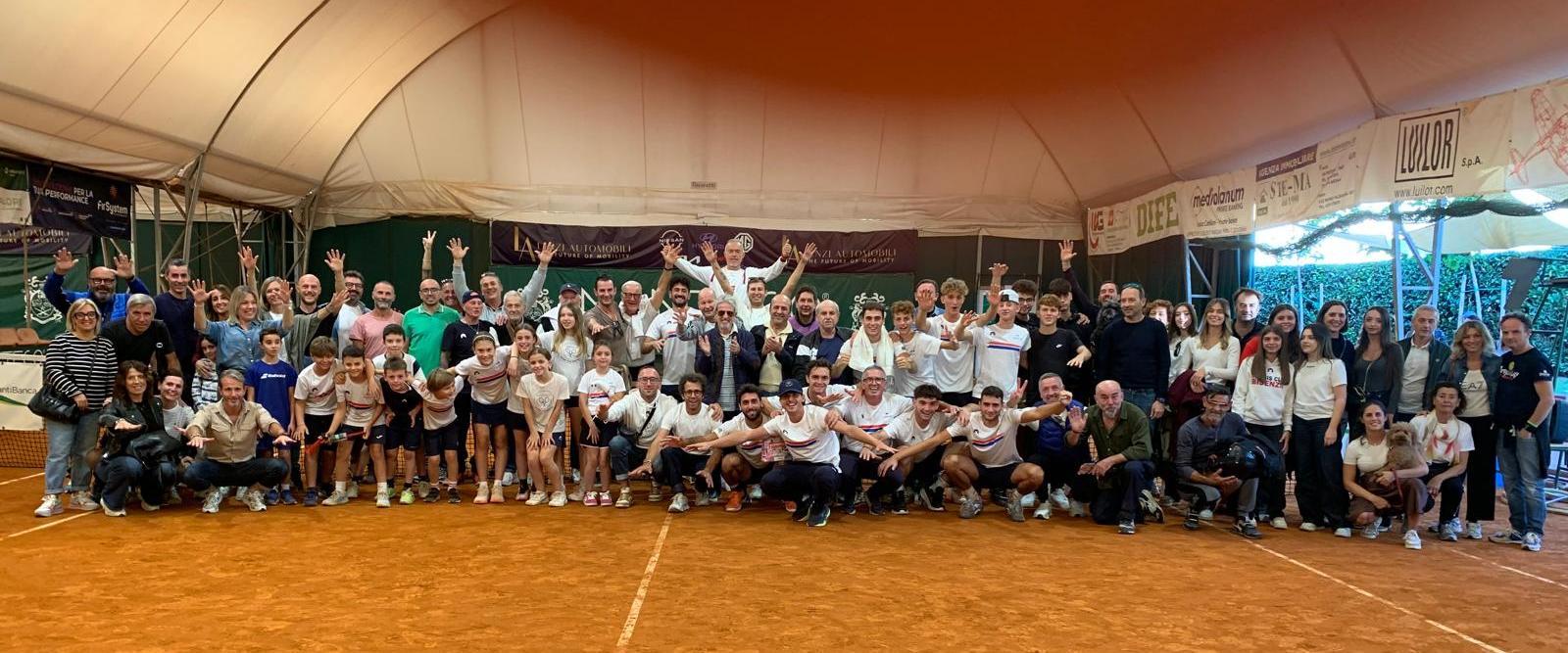 Prima storica vittoria in Serie A per il Tc Castiglionese