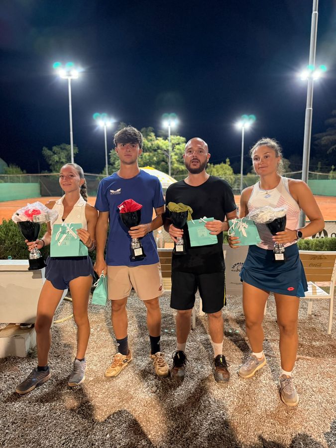 Il torneo Open al Tc Porto Azzurro vincono Mencarelli e Cossari