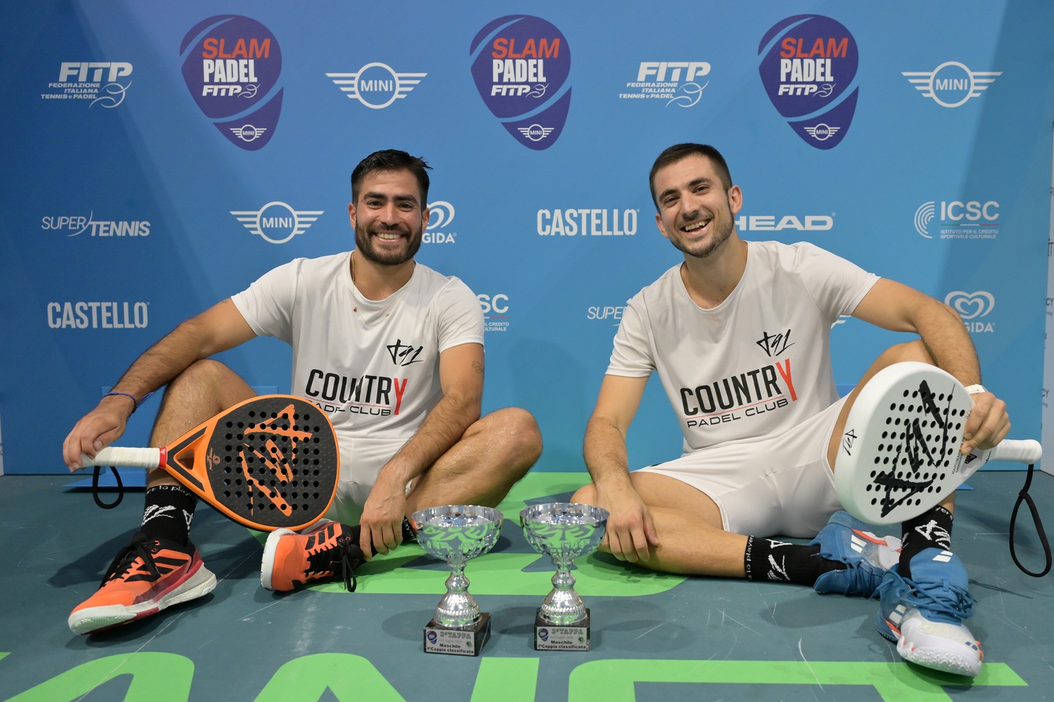 Mauro Agustin Salandro (sinistra) ed Emiliano Iriart (foto FITP)