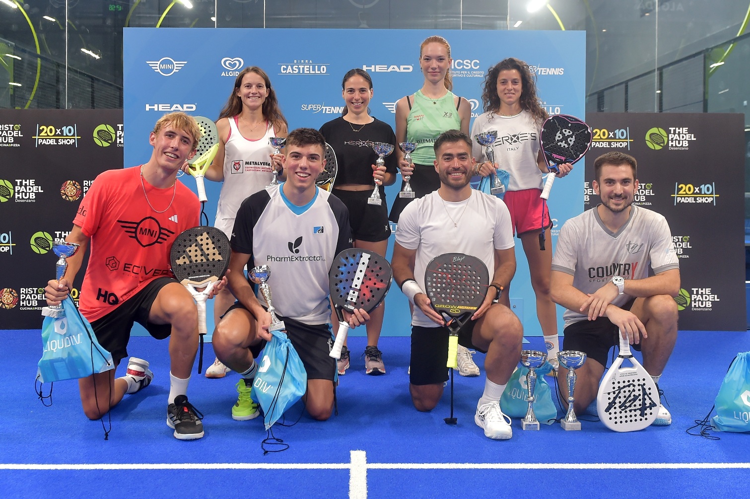 I finalisti della terza tappa del circuito Slam by MINI (foto FITP)