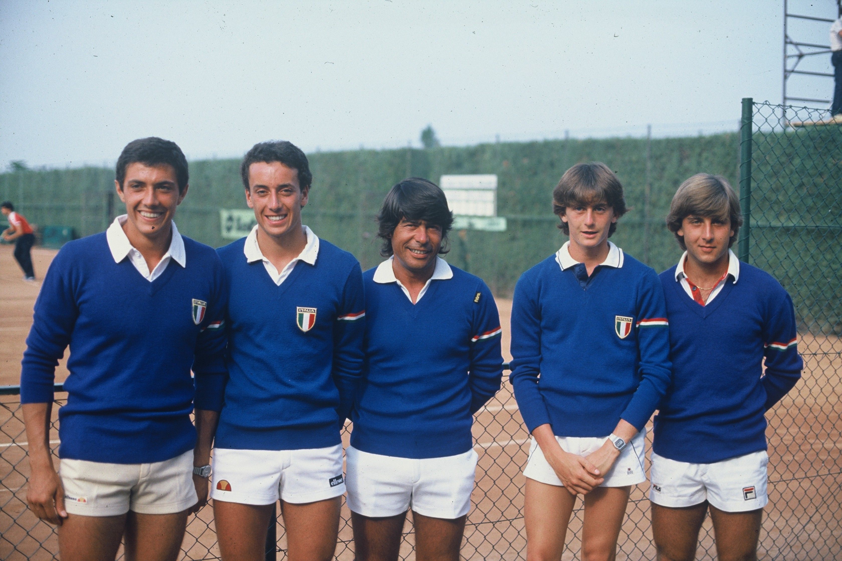 Gaetano Di Maso tecnico federale (al centro) con, da sinsitra, Francesco Cancellotti, Michele Fioroni, Paolo canè e Luca Bottazzi
