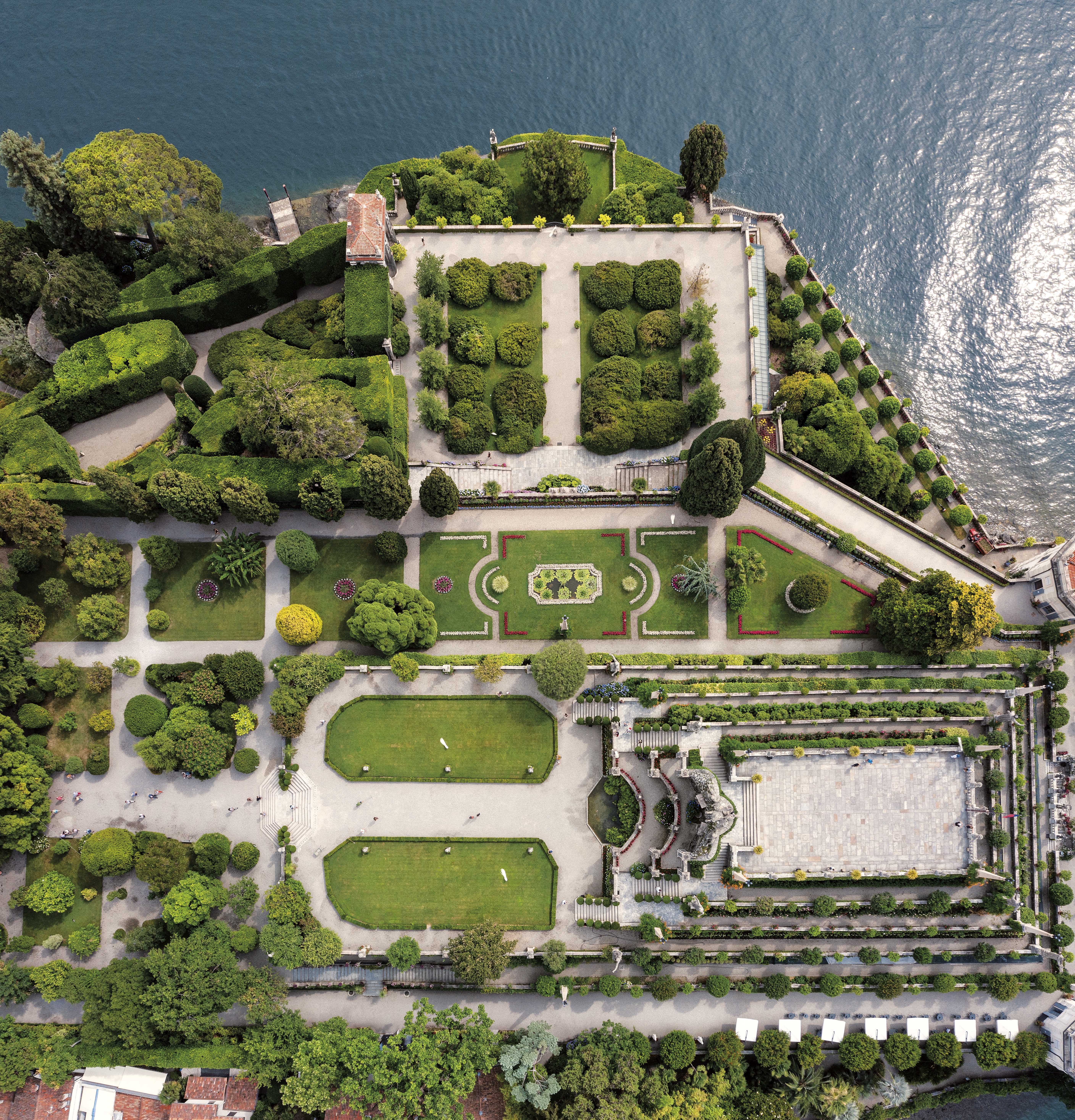 Isola Bella, i giardini visti dall'alto (Foto Luca Merisio)