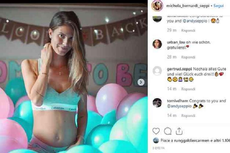 Michela Bernardi, moglie di Andreas Seppi, in dolce attesa