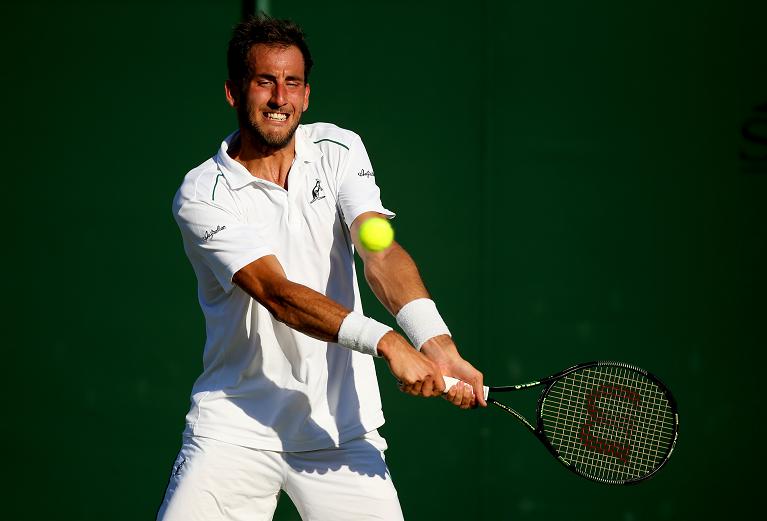 Luca Vanni a Wimbledon