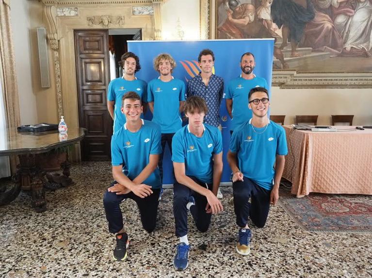 La squadra di A1 del Tennis Comunali Vicenza