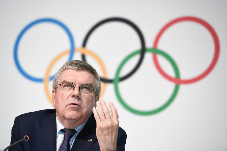 Il presidente del Cio, Comitato Olimpico Internazionale, Thomas Bach