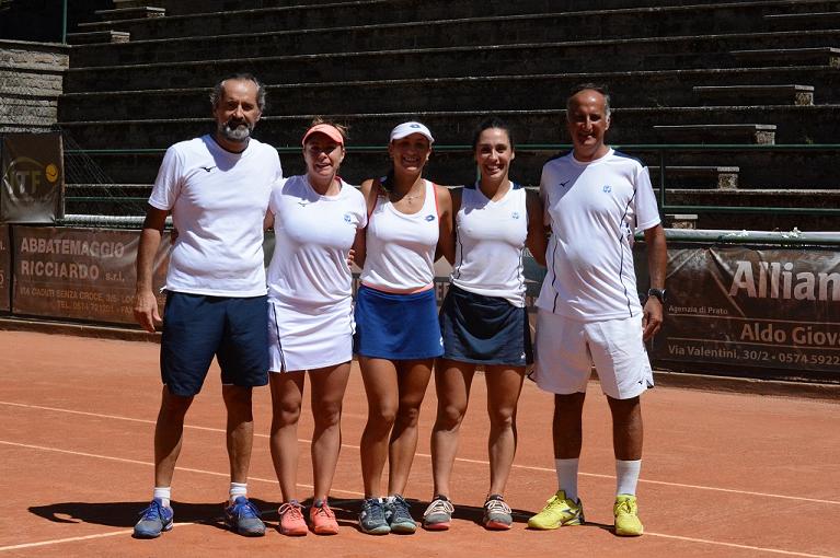 La squadra femminile del Tc Prato nella Serie A1 2020