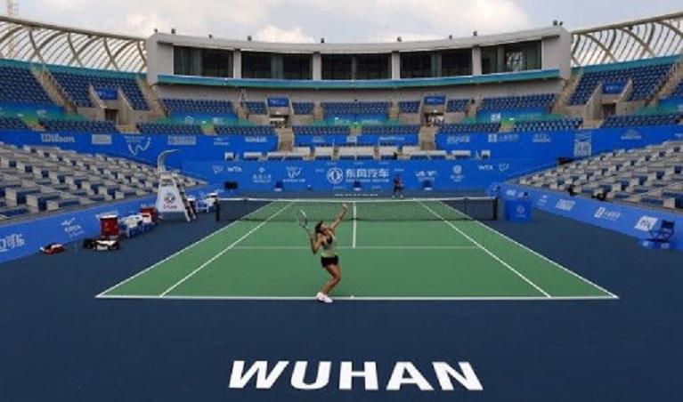 Il centrale del tennis a Wuhan