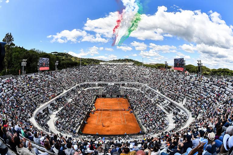 Frecce tricolori sull Foro Italico