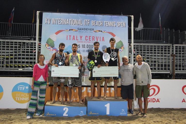 ITF Cervia, la premiazione del doppio maschile