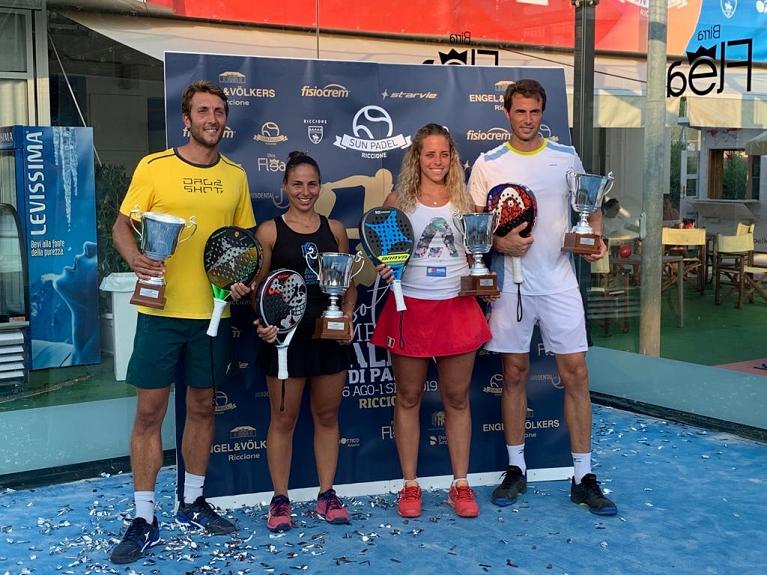 riccione padel campioni italiani doppio m e doppio f