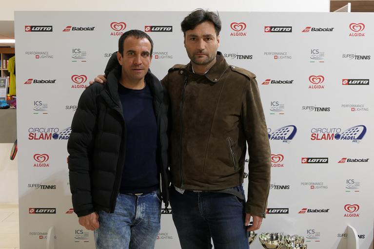 Il  presidente FIP Luigi Carraro con il presidente del Palakendro Triggiano, Pasquale De Ruvo 