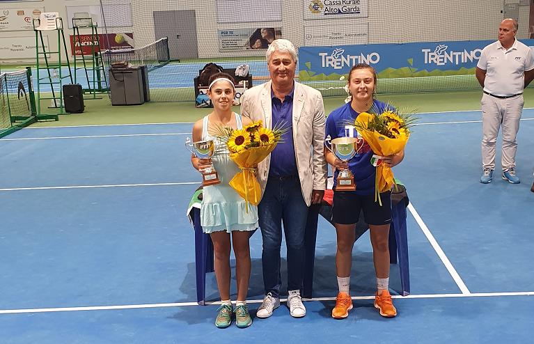 Campionati italiani under 16 femminili Rovereto: premiazione Beatrice Ricci e Giorgia Pedone