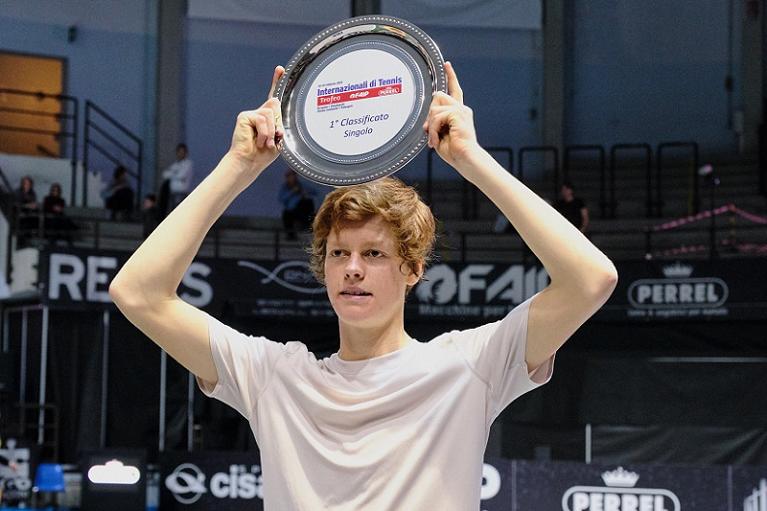 Jannik Sinner vincitore a Bergamo 2019