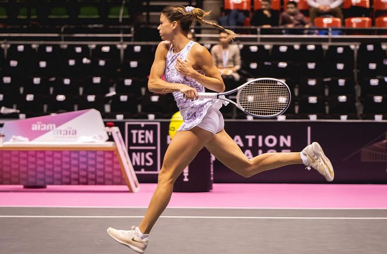 Camila Giorgi in azione