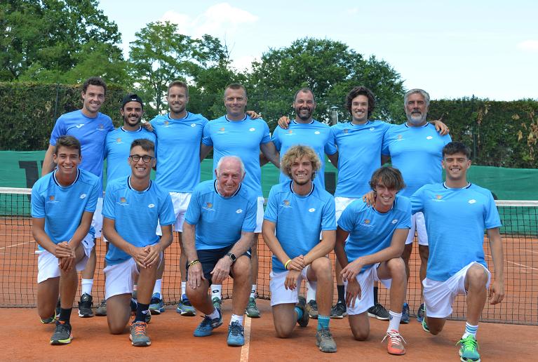 La squadra del Tennis Comunali Vicenza
