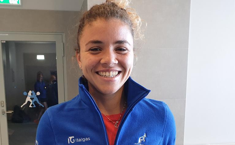 Jasmine Paolini in Fed Cup a Tallin