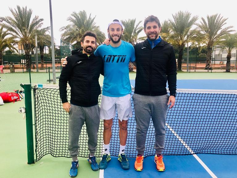 Simone Vagnozzi, Stefano Travaglia e Cassinello ad Alicante - dicembre 2019