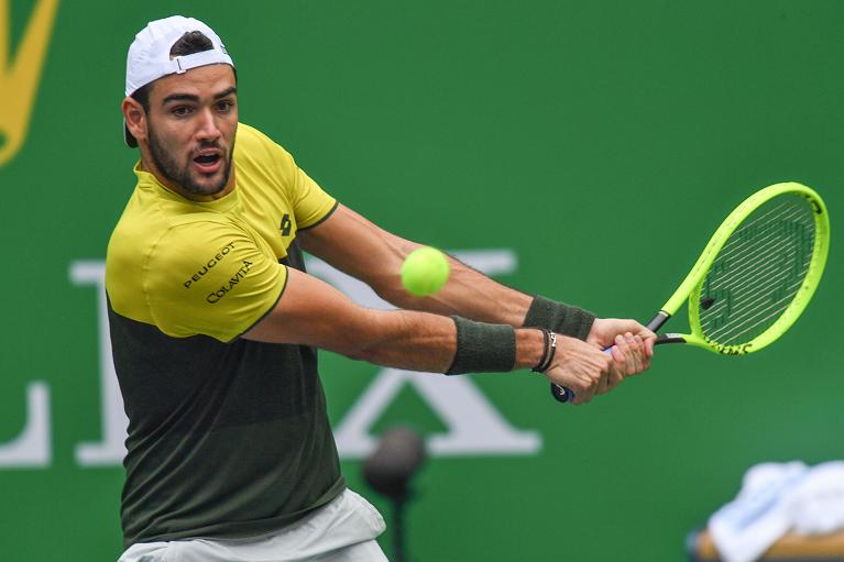 Berrettini rovescio Shanghai