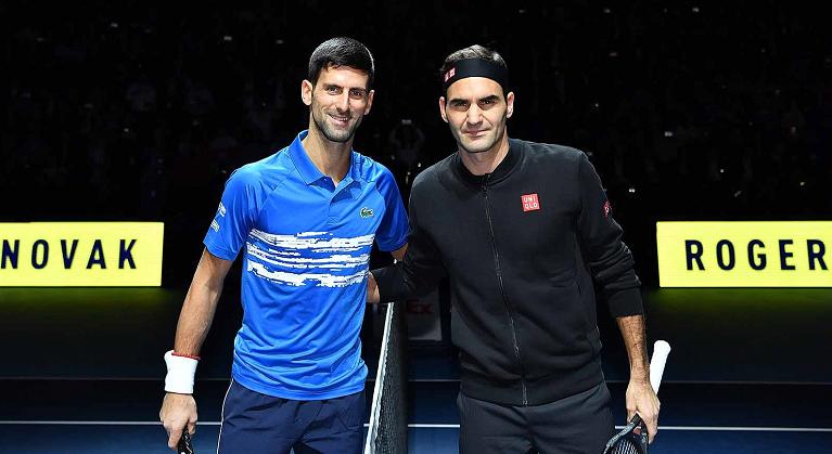 Novak Djokovic e Roger Federer