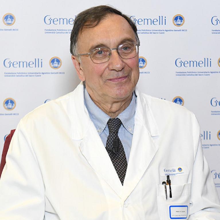 Prof. Roberto Cauda, direttore del dipartimento malattie infettive e coordinatore dell’emergenza Covid-19 del Policlinico Agostino Gemelli di Roma