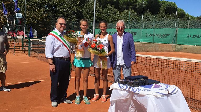 Campionati italiani under 14 femminili: premiazione Anna Paradisi e Federica Urgesi