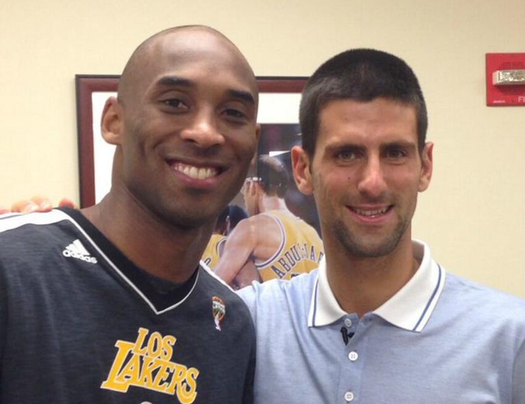 Kobe Bryant e Novak Djokovic